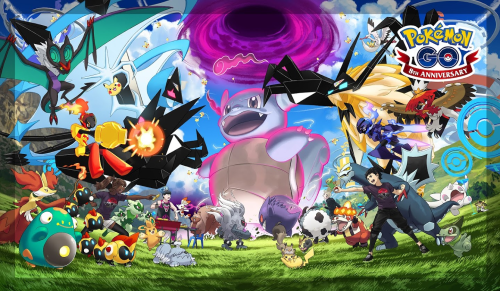 ポケモンGO】『Pokémon GO』8周年記念イラストが公開されました！