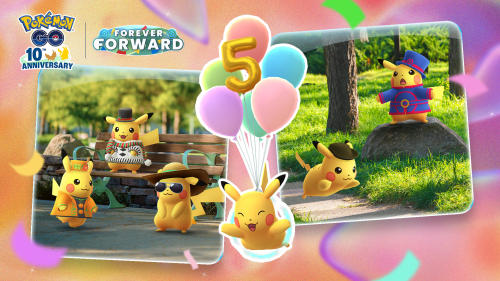 ポケモンGO】「アニバーサリーピカチュウセレブレーション」の
