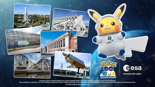 ポケモンGO】「ポケモンGO×ESA」コラボイベント（ヨーロッパ限定